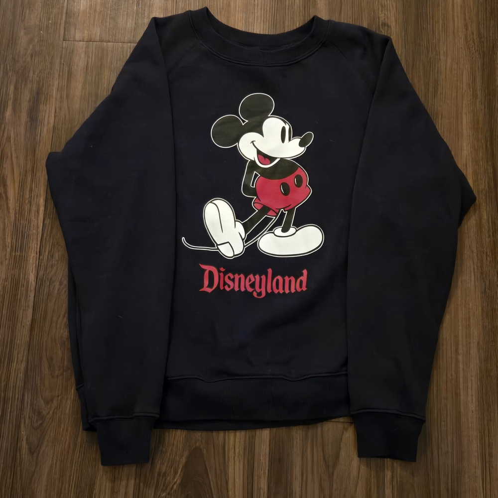 Disney Black and Red Mickey Mouse Sweatshirt